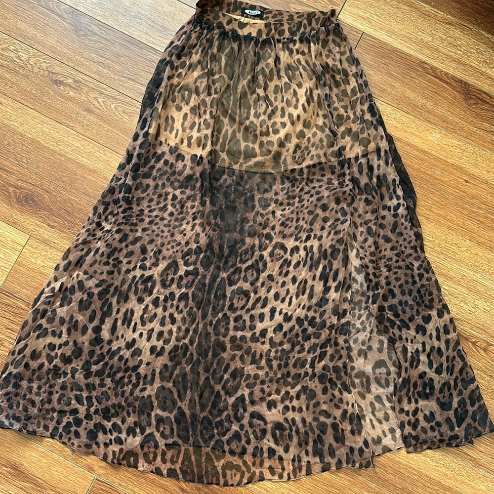 LEOPARD SKIRT - Picture 5 of 13